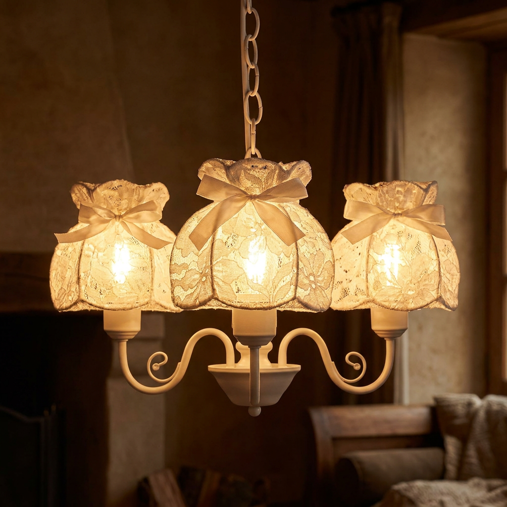 Suspension 3 Lampes Blanc E27 · Rossini · photo 12