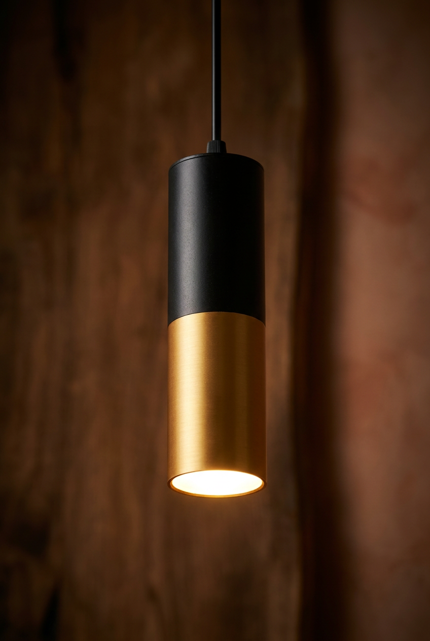 Suspension Acier Noir GU10 · photo 11
