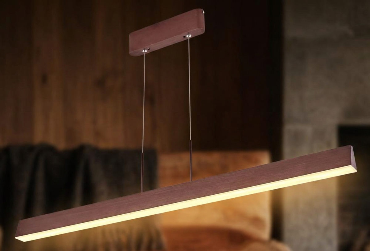Suspension LED Acier Composite Marron · Coconut · photo 12