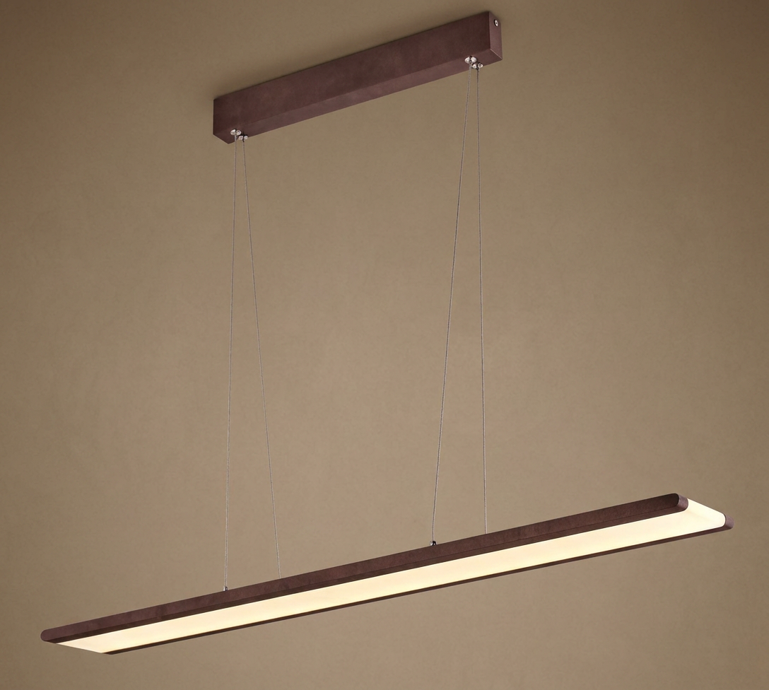 Suspension LED Acier Composite Marron · Coconut · photo 12