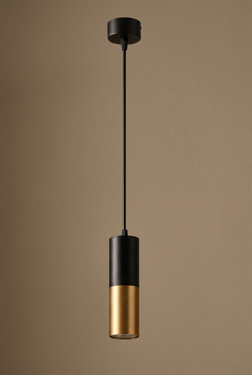 Suspension Acier Noir GU10 · photo 12