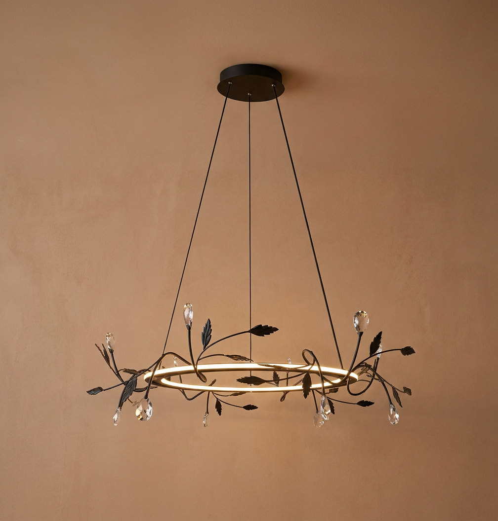 Suspension LED Acier Composite Noir · Giaros · photo 14