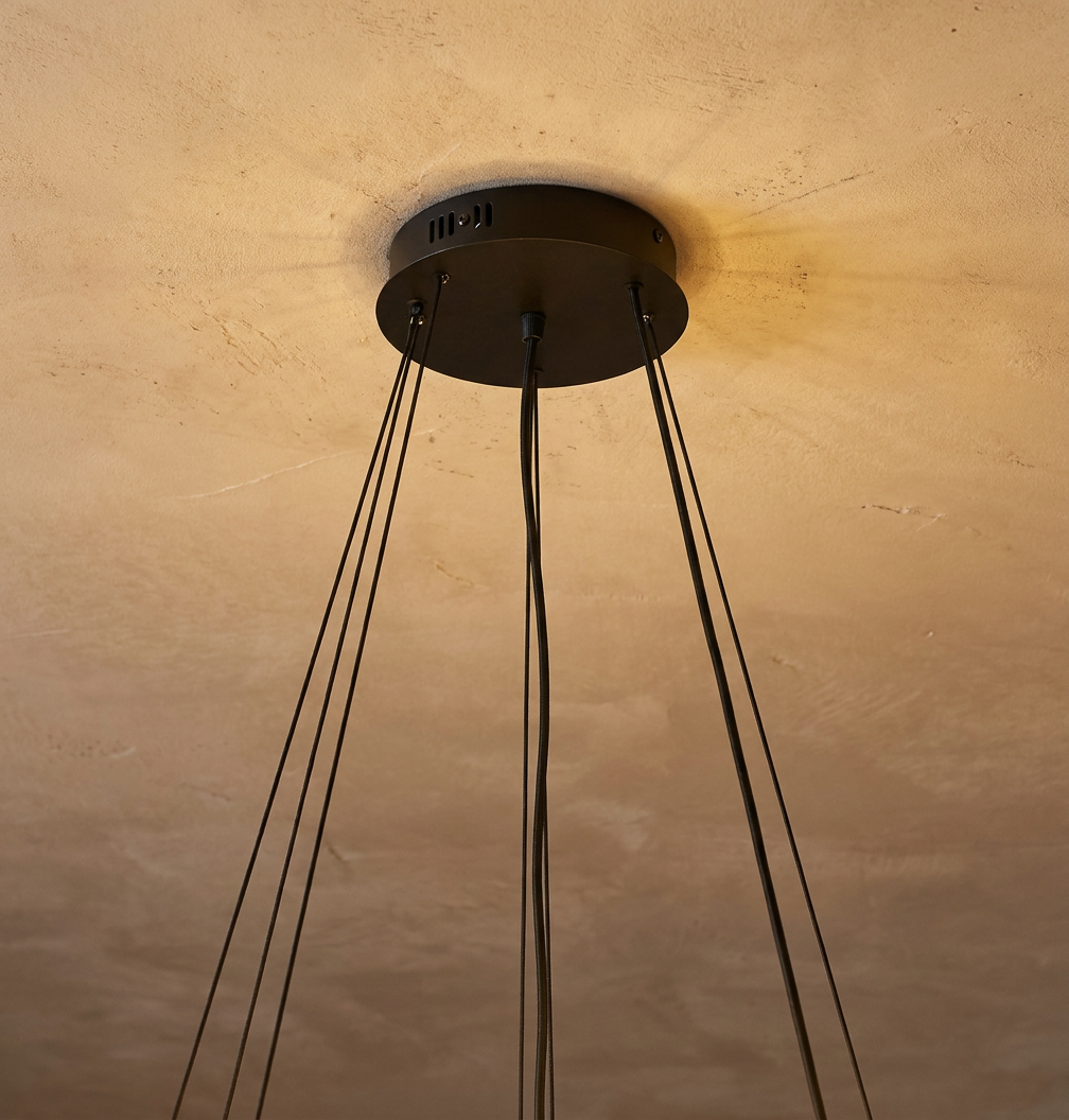 Suspension LED Acier Composite Noir · Giaros · photo 15