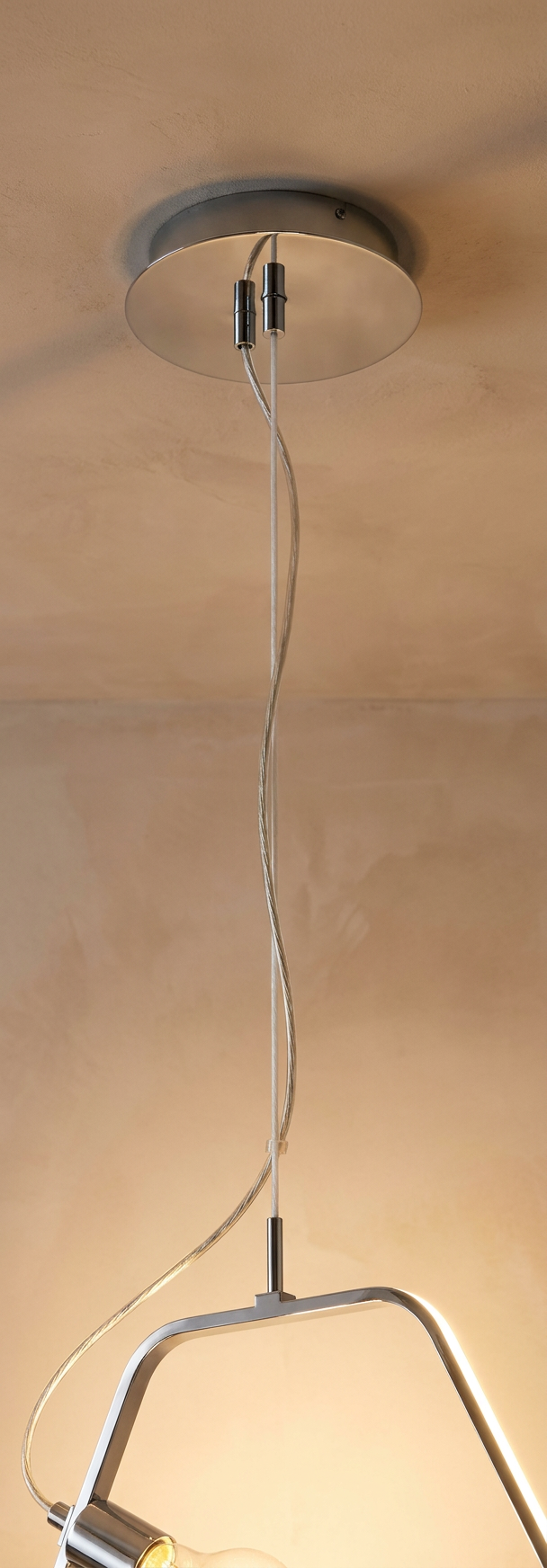 Suspension LED Acier Composite Chromé · Ikaria · photo 14