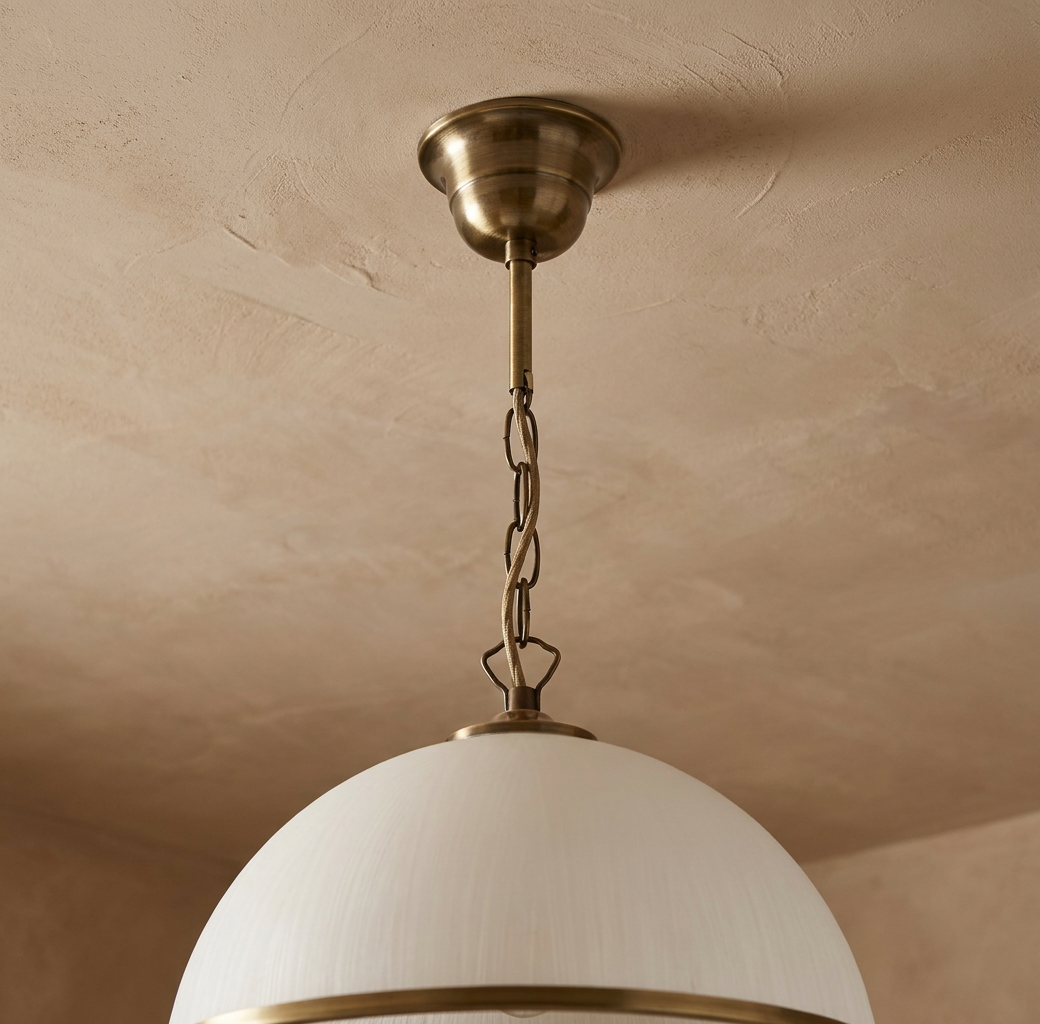 Suspension Acier Verre Antique Laiton · Sugar · photo 14