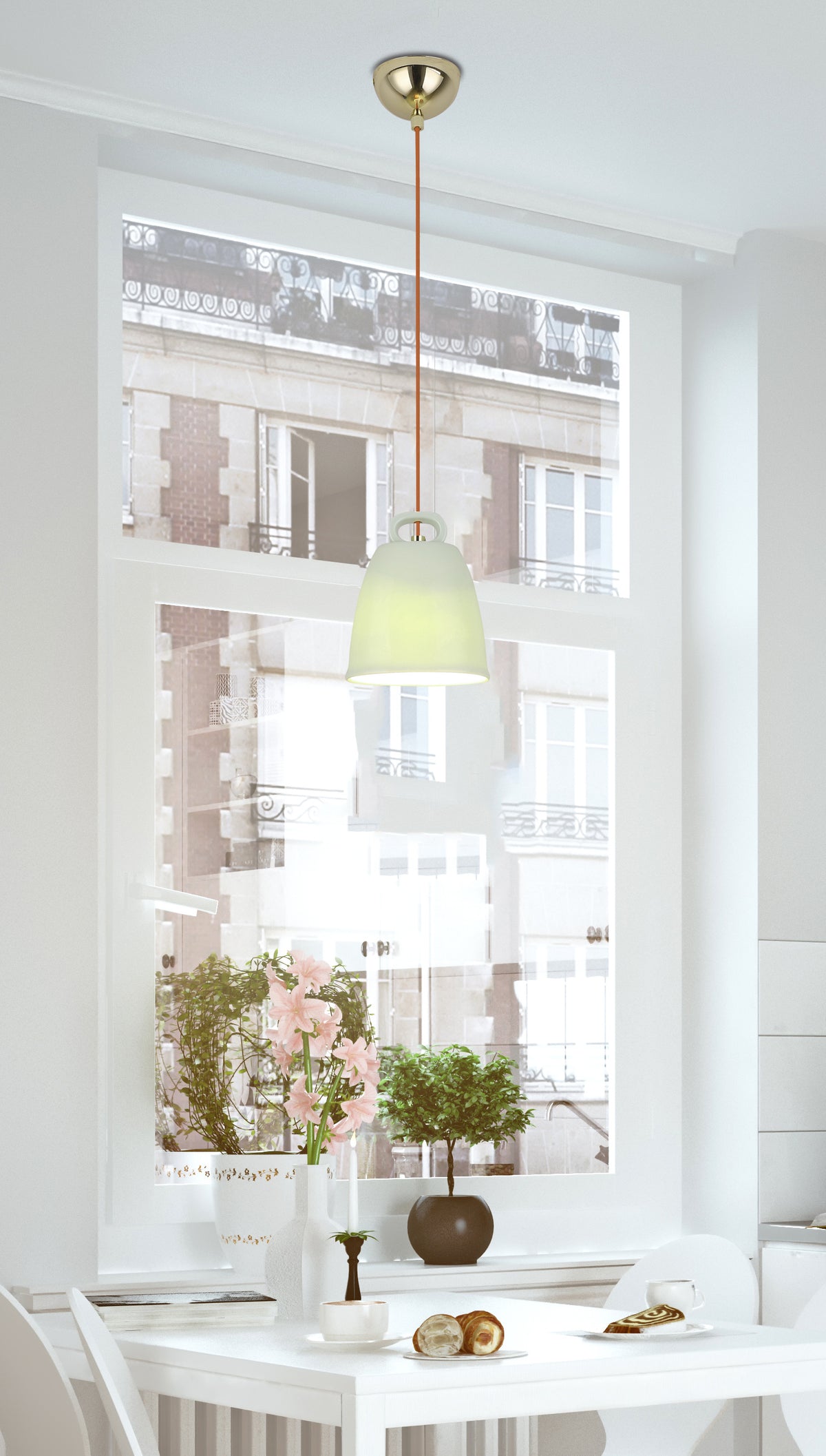Suspension Céramique Vert E27 · Sewilla · photo 2