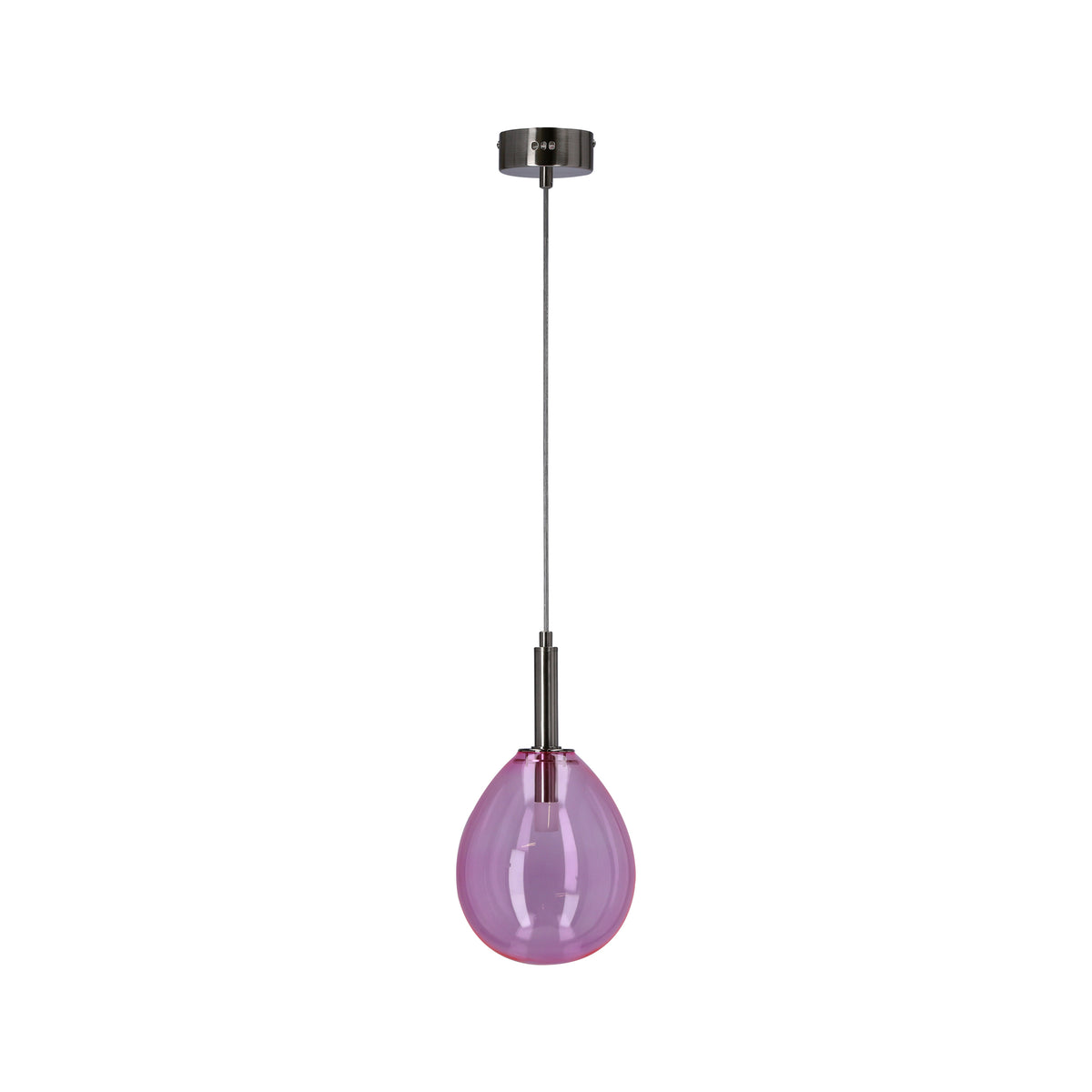 Suspension LED Verre Chromé · Lukka