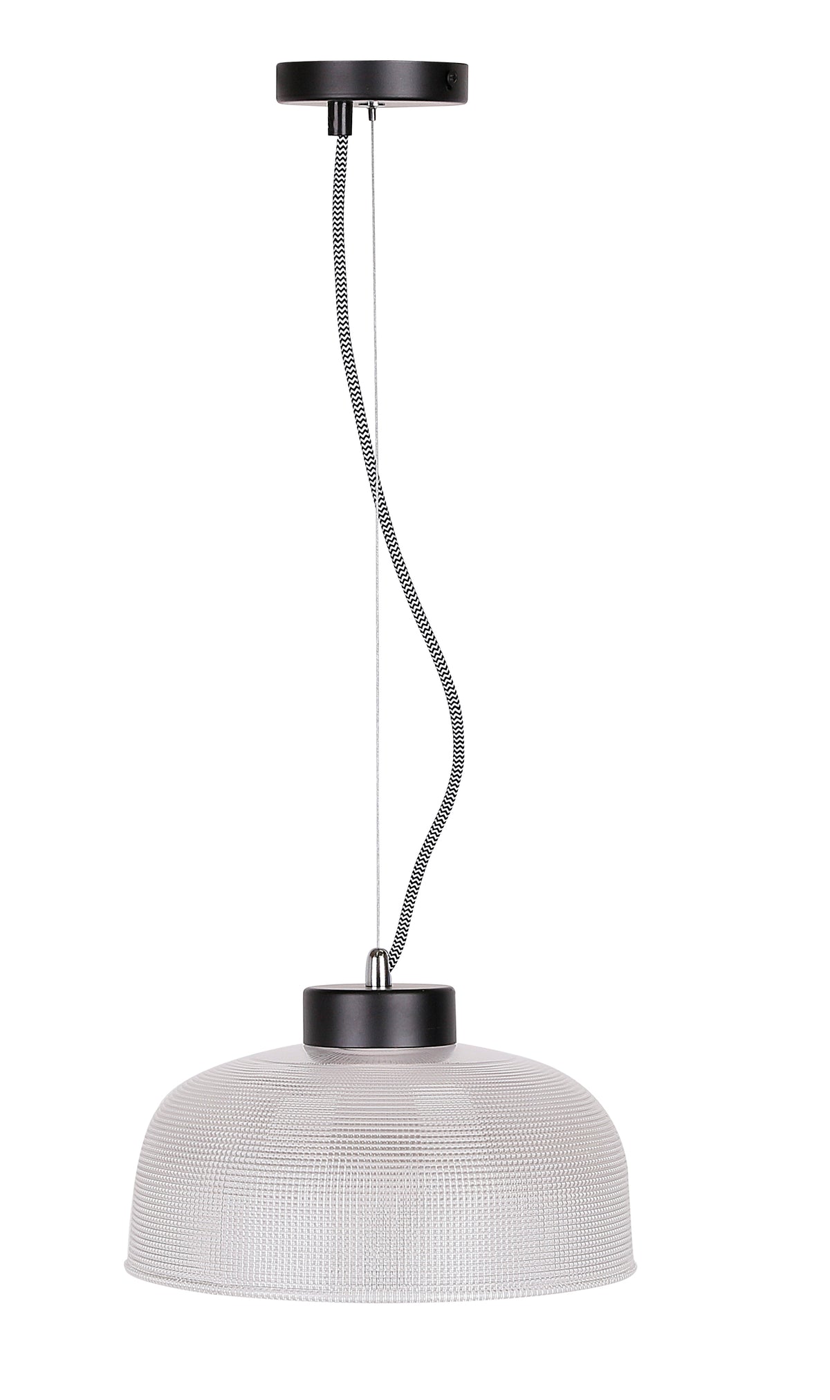 Suspension Verre Noir E27 · Liverpool