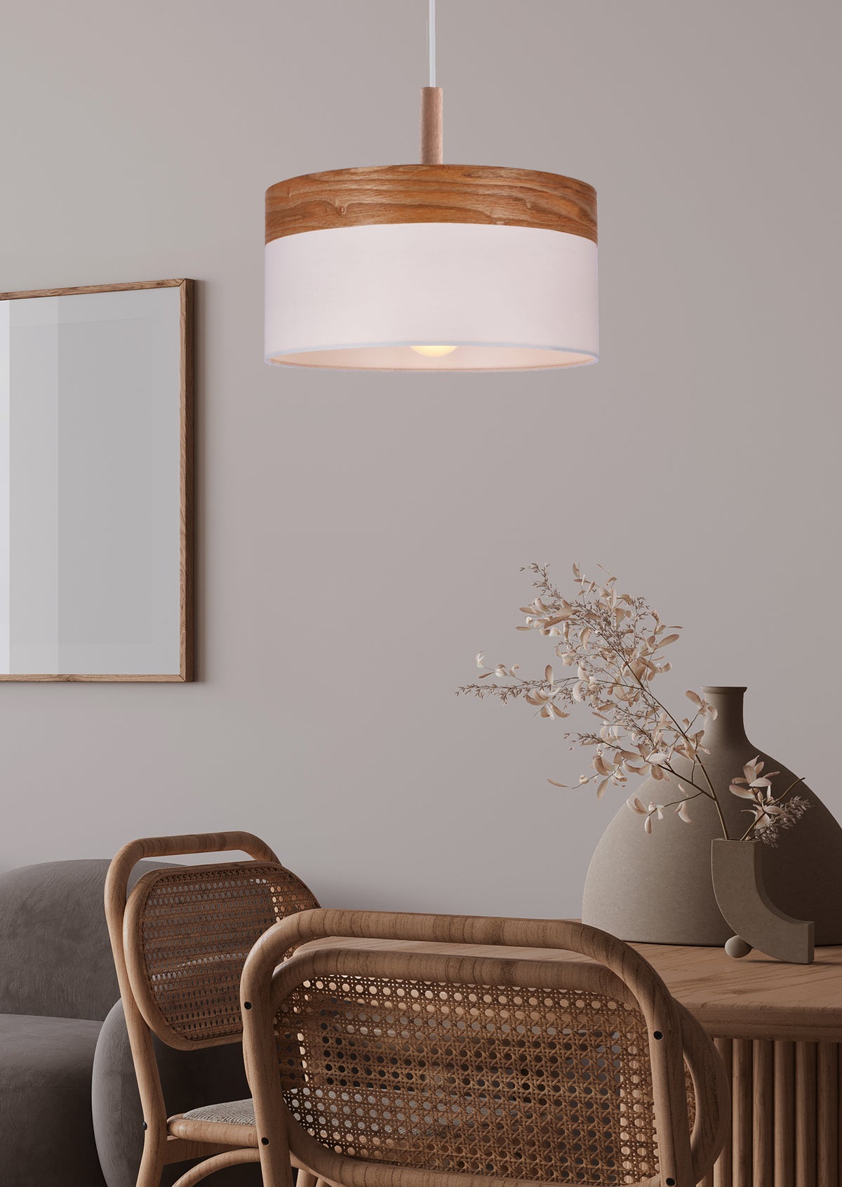 Suspension Blanc E27 · photo 2
