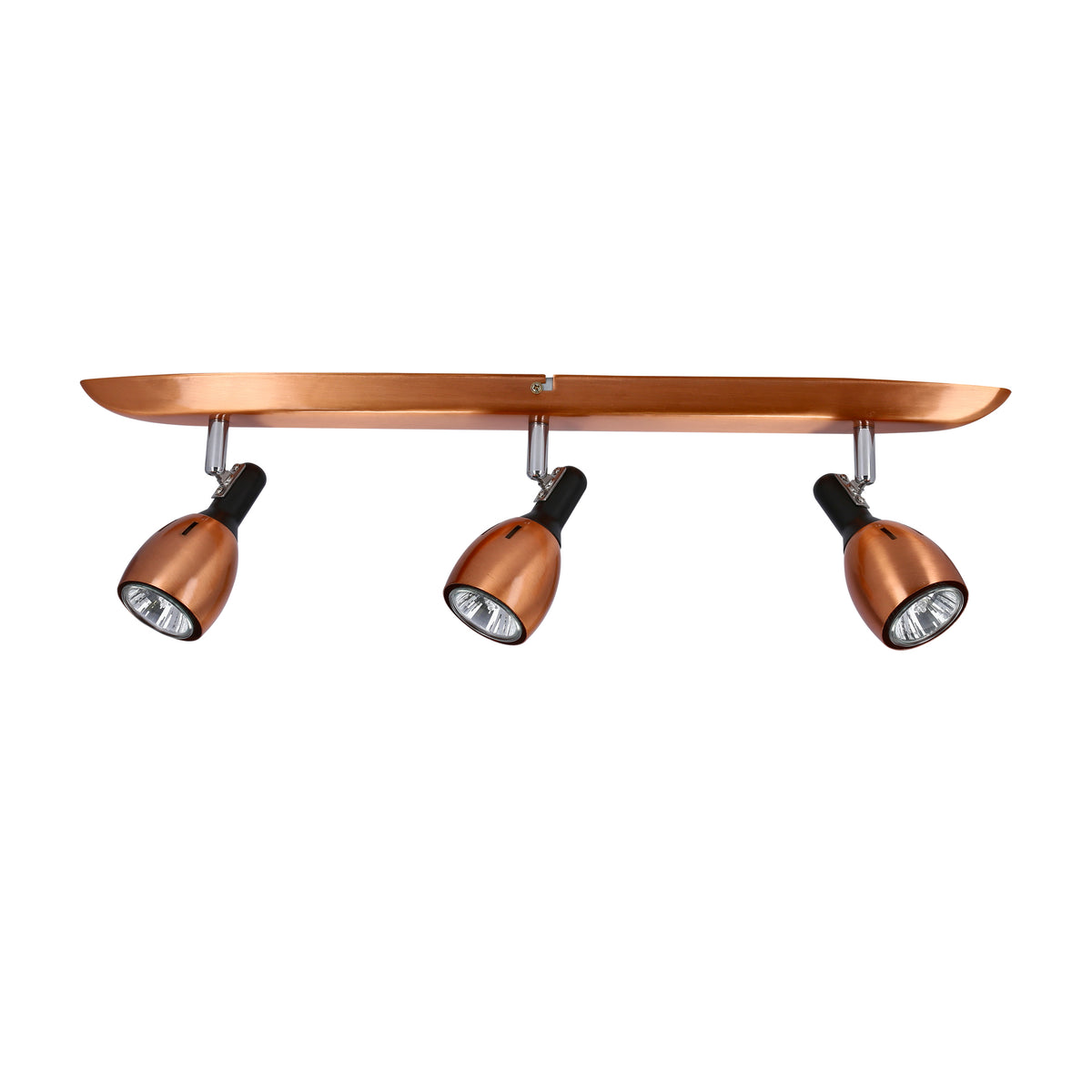 Plafonnier 3 Lampes Métal Cuivré · Cross · photo 2