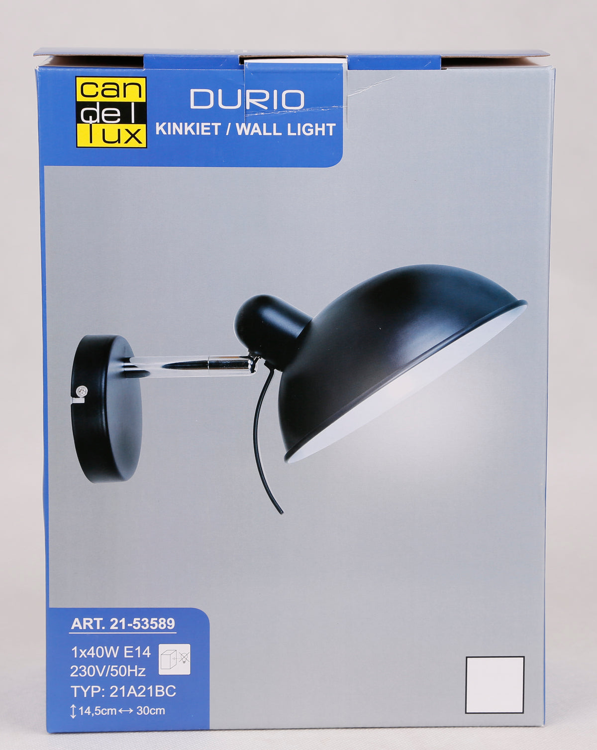 Applique murale Métal Noir E14 · Durio · photo 4