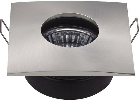 Spot Verre Satiné Nickel