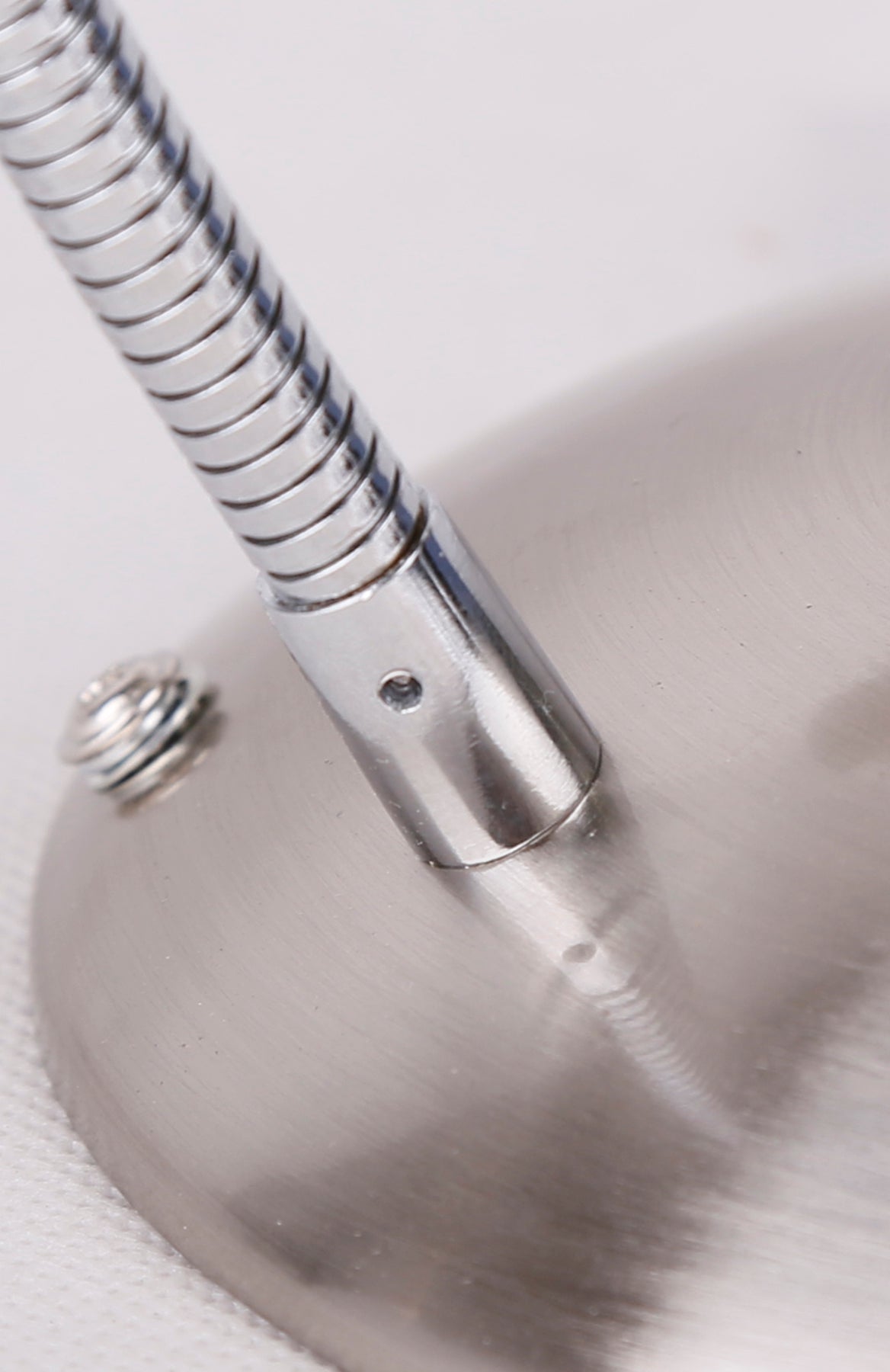Plafonnier 3 Lampes Acier Satiné · Arc · photo 3