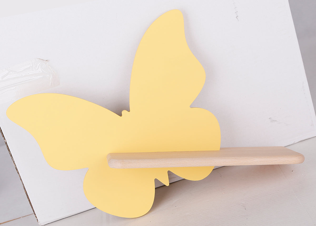 Applique murale LED Bois Jaune · Butterfly · photo 2