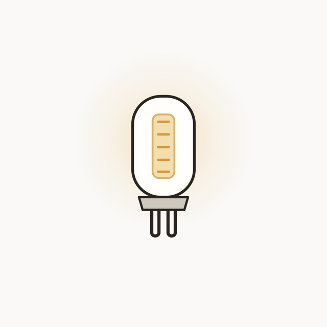 Ampoule G9 5W blanc chaud
