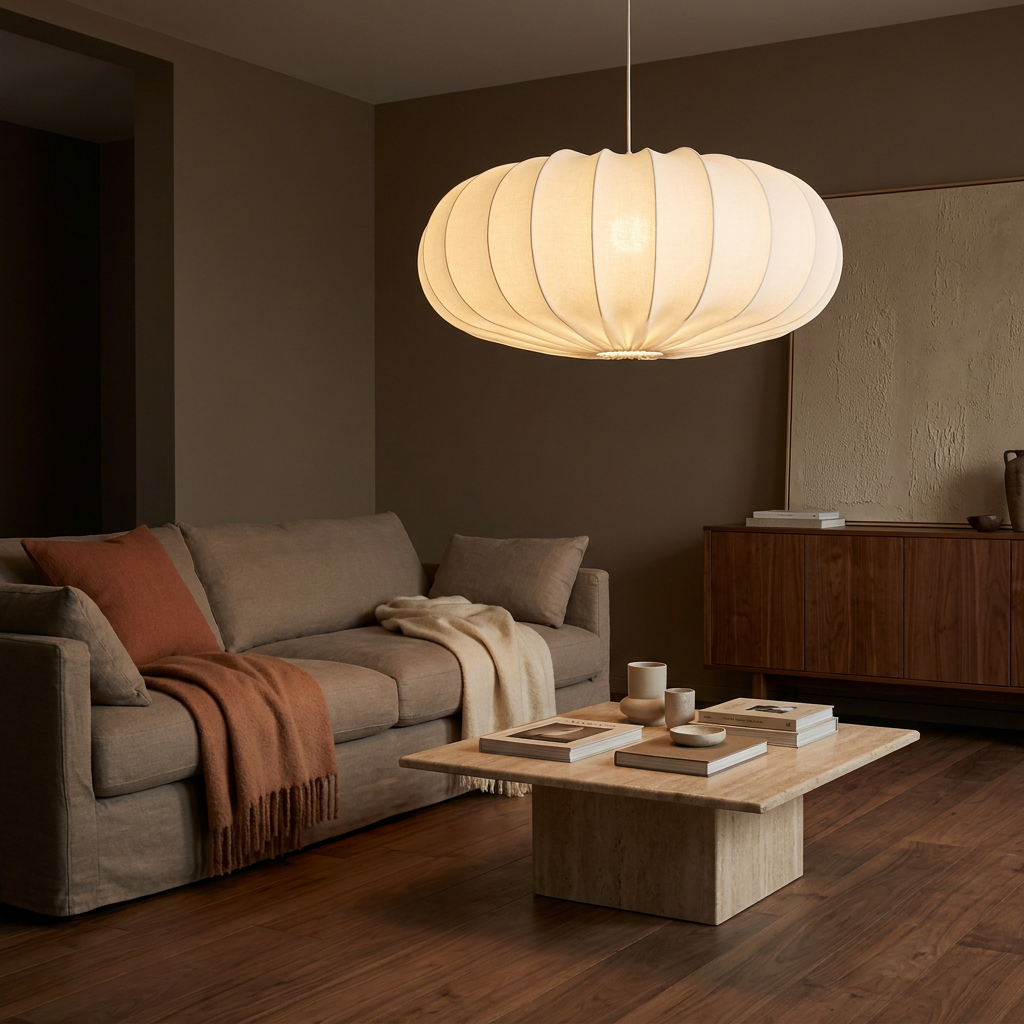 Suspension Blanc E27 · Cafee · photo 6