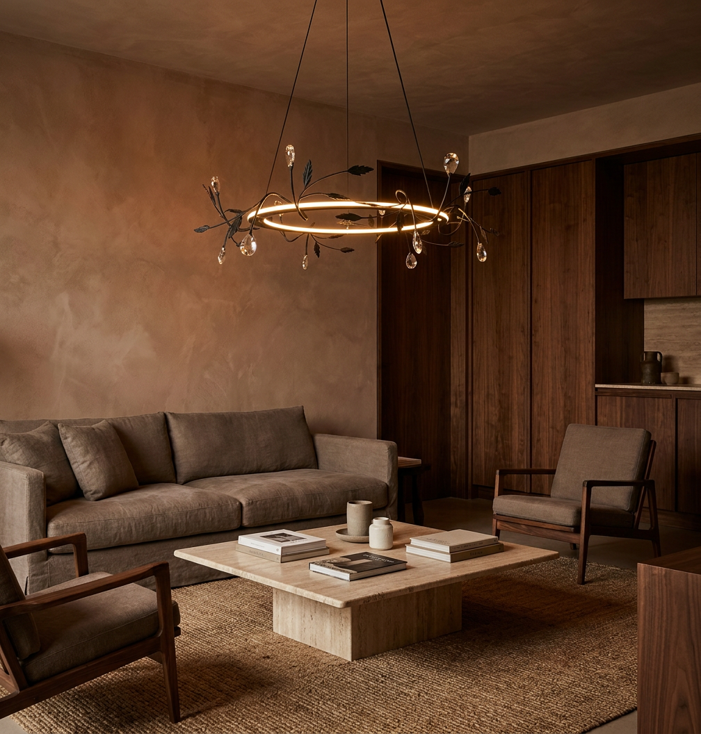 Suspension LED Acier Composite Noir · Giaros · photo 6