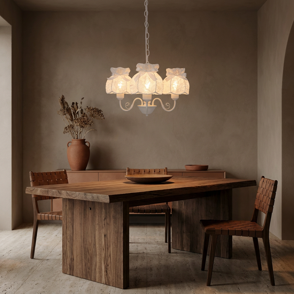 Suspension 3 Lampes Blanc E27 · Rossini · photo 6