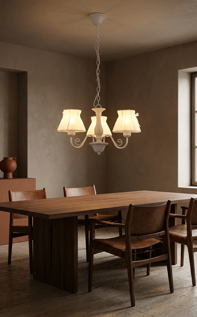 Suspension Acier Blanc E14 · Zefir · photo 6
