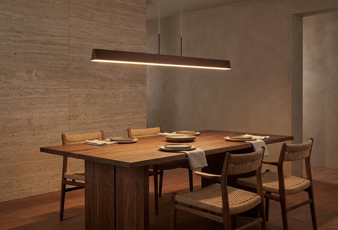 Suspension LED Acier Composite Marron · Coconut · photo 6