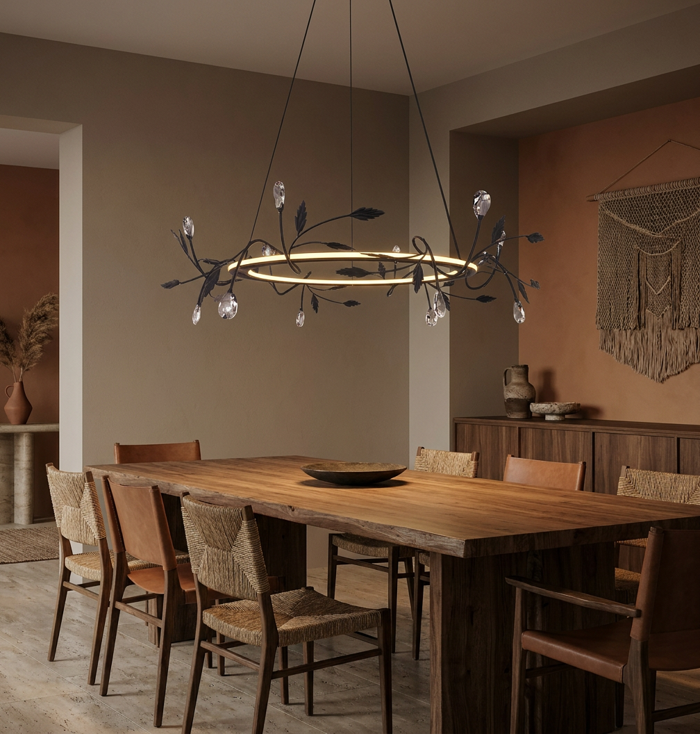 Suspension LED Acier Composite Noir · Giaros · photo 7
