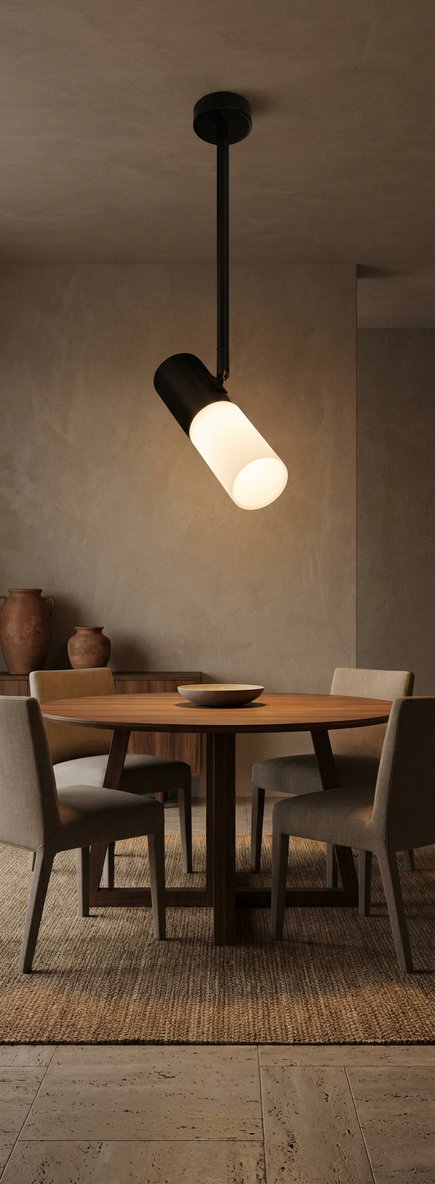 Suspension Acier Composite Blanc et Noir · photo 5
