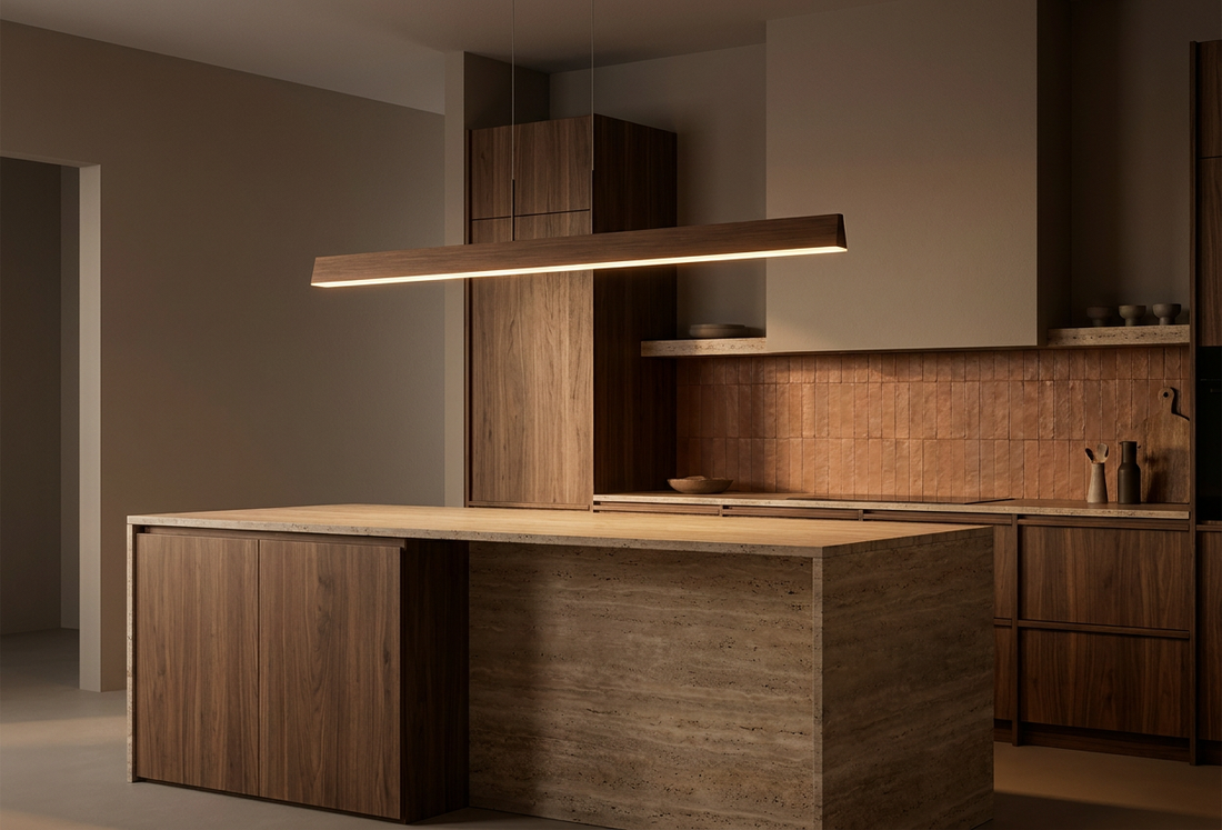 Suspension LED Acier Composite Marron · Coconut · photo 7