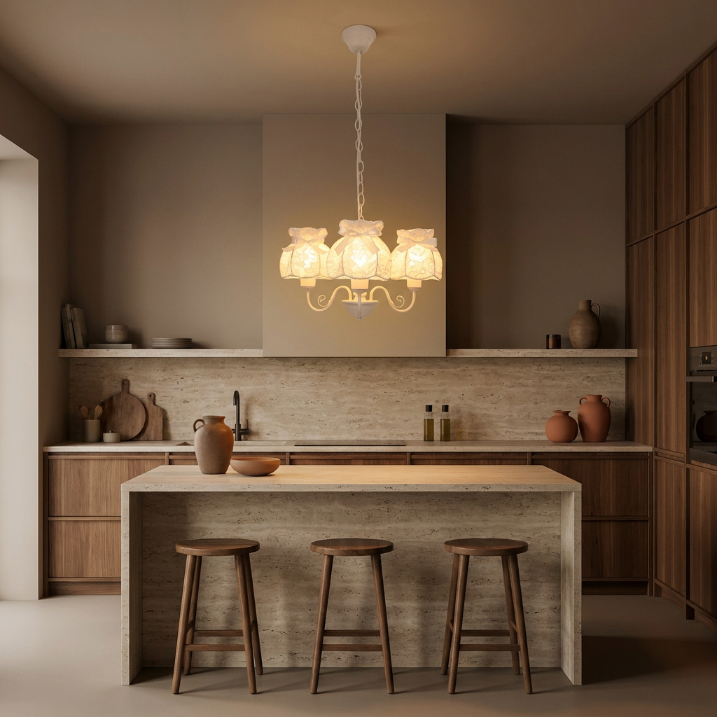 Suspension 3 Lampes Blanc E27 · Rossini · photo 7