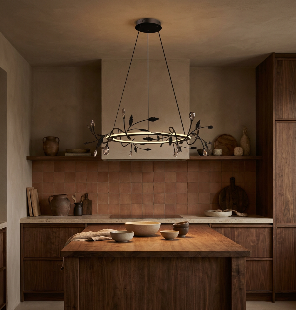 Suspension LED Acier Composite Noir · Giaros · photo 8