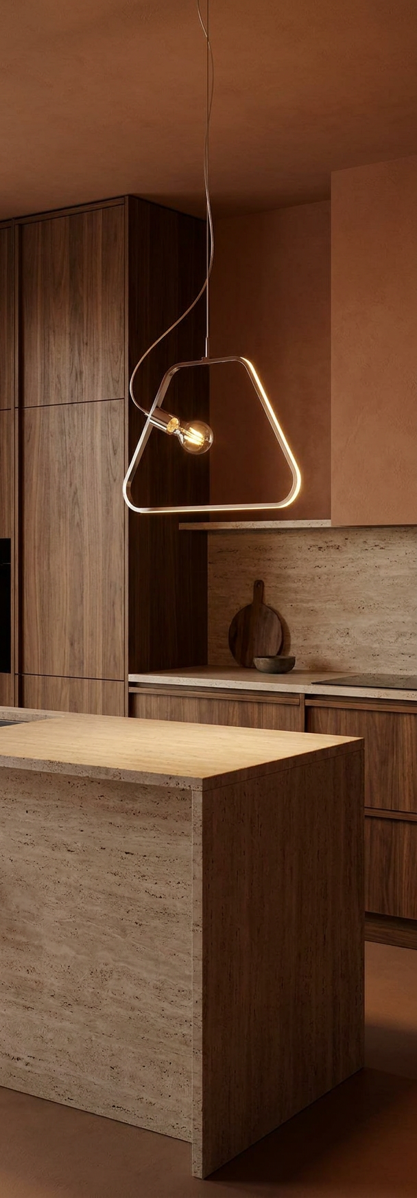 Suspension LED Acier Composite Chromé · Ikaria · photo 7