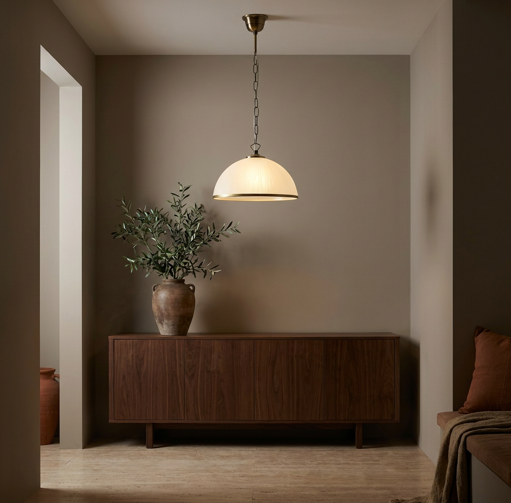 Suspension Acier Verre Antique Laiton · Sugar · photo 8