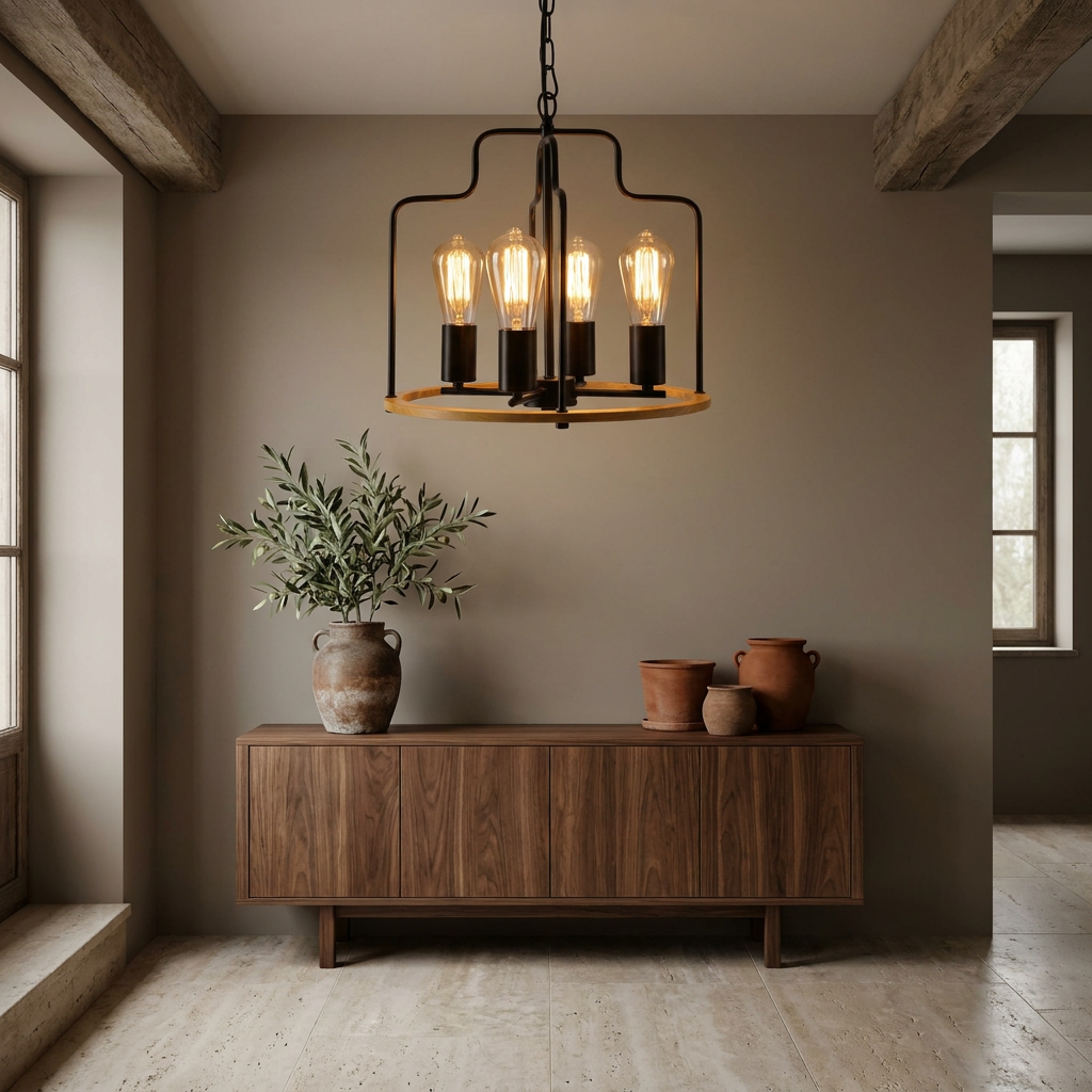 Suspension Acier Noir E14 · Datus · photo 8
