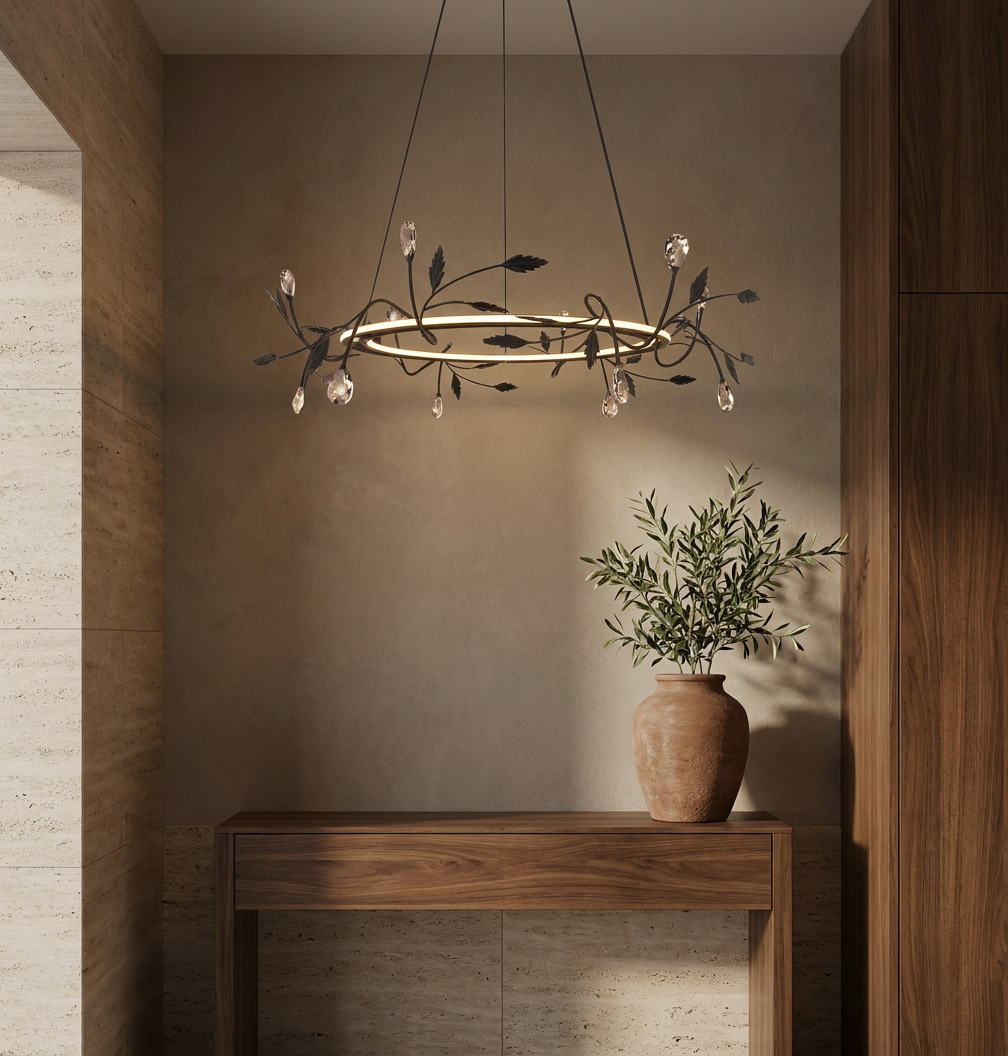 Suspension LED Acier Composite Noir · Giaros · photo 9