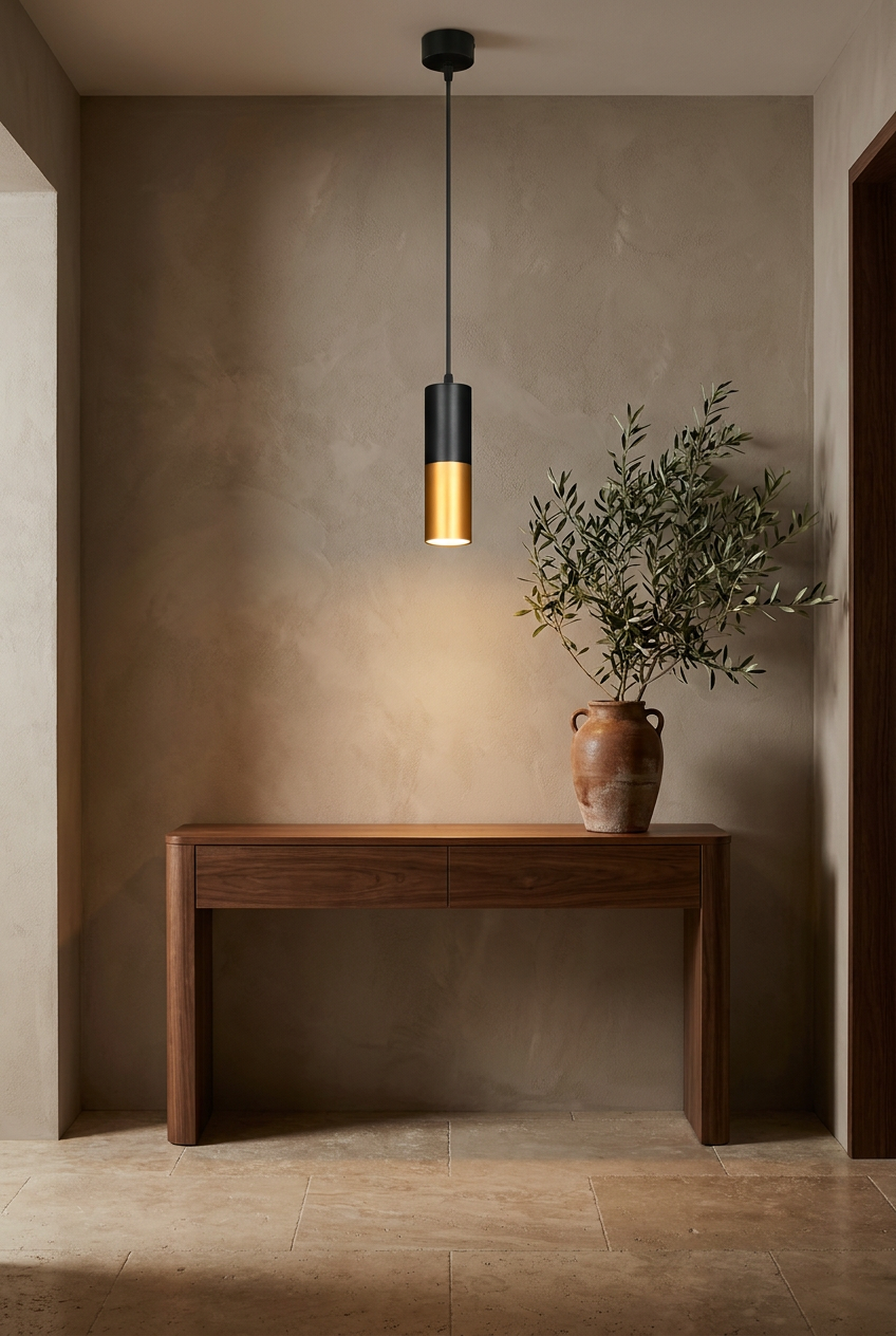 Suspension Acier Noir GU10 · photo 7