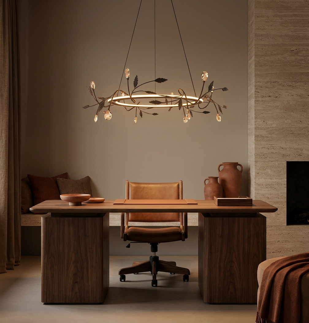 Suspension LED Acier Composite Noir · Giaros · photo 10