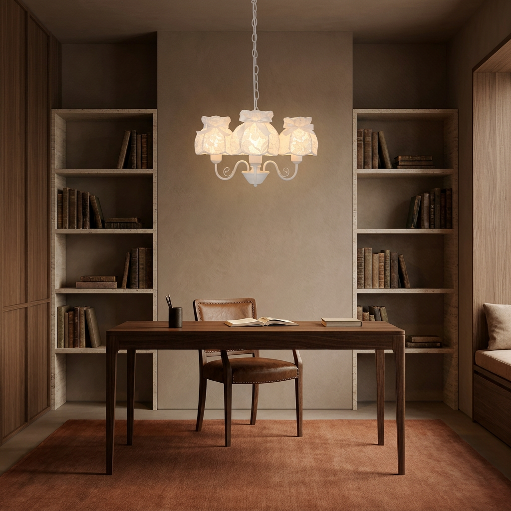 Suspension 3 Lampes Blanc E27 · Rossini · photo 9