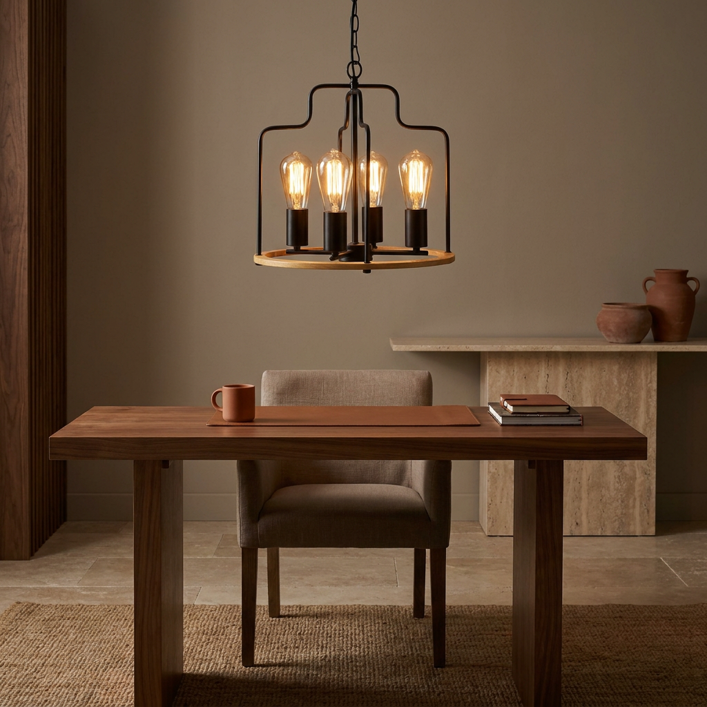 Suspension Acier Noir E14 · Datus · photo 9