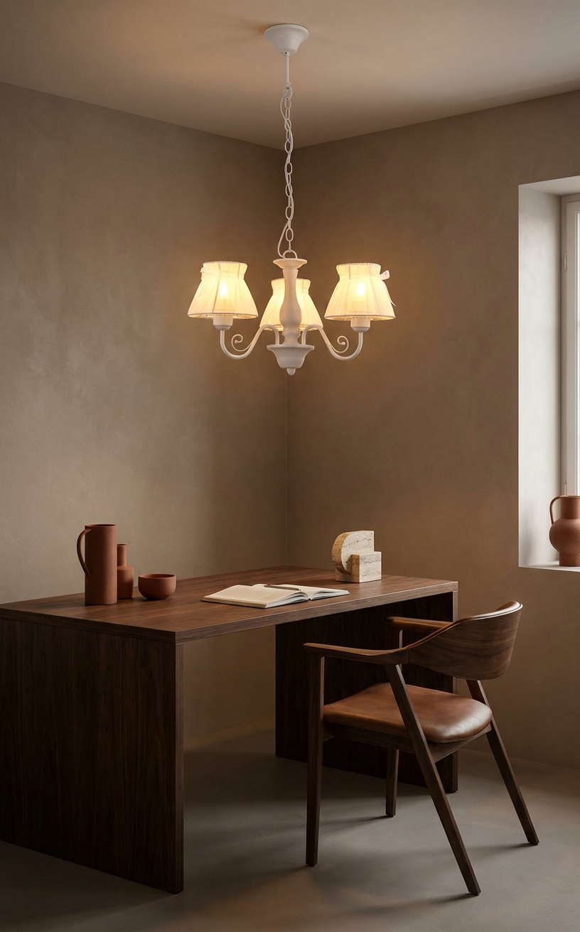 Suspension Acier Blanc E14 · Zefir · photo 9
