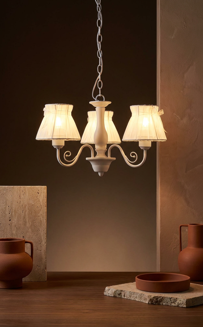 Suspension Acier Blanc E14 · Zefir · photo 10