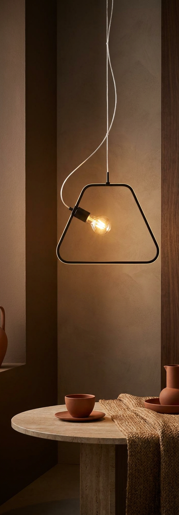 Suspension LED Acier Composite Noir · Ikaria · photo 9