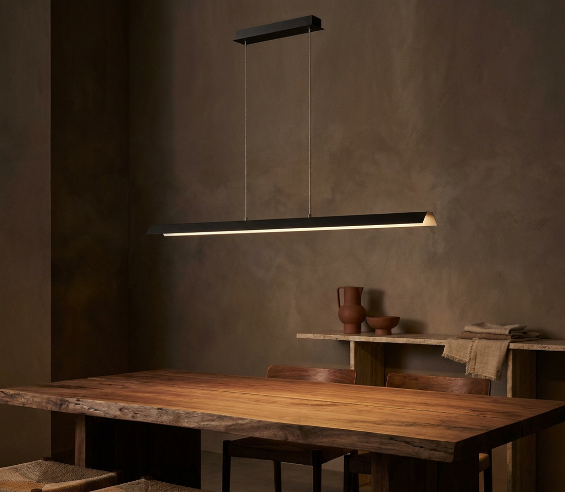 Suspension LED Métal Composite Noir · Kalamos · photo 10