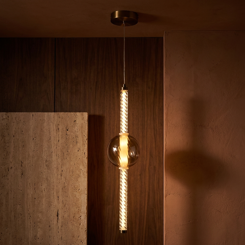 Suspension LED Doré · photo 9