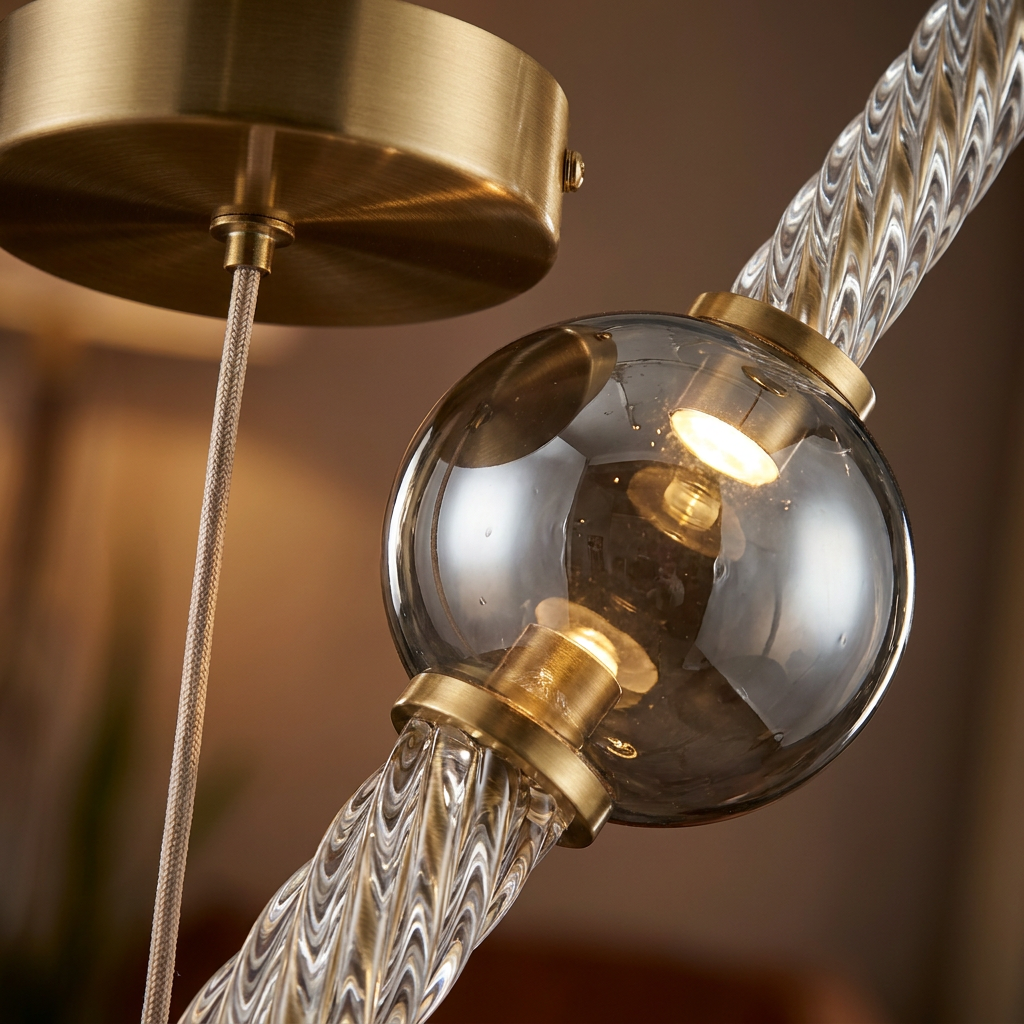Suspension LED Doré · photo 10