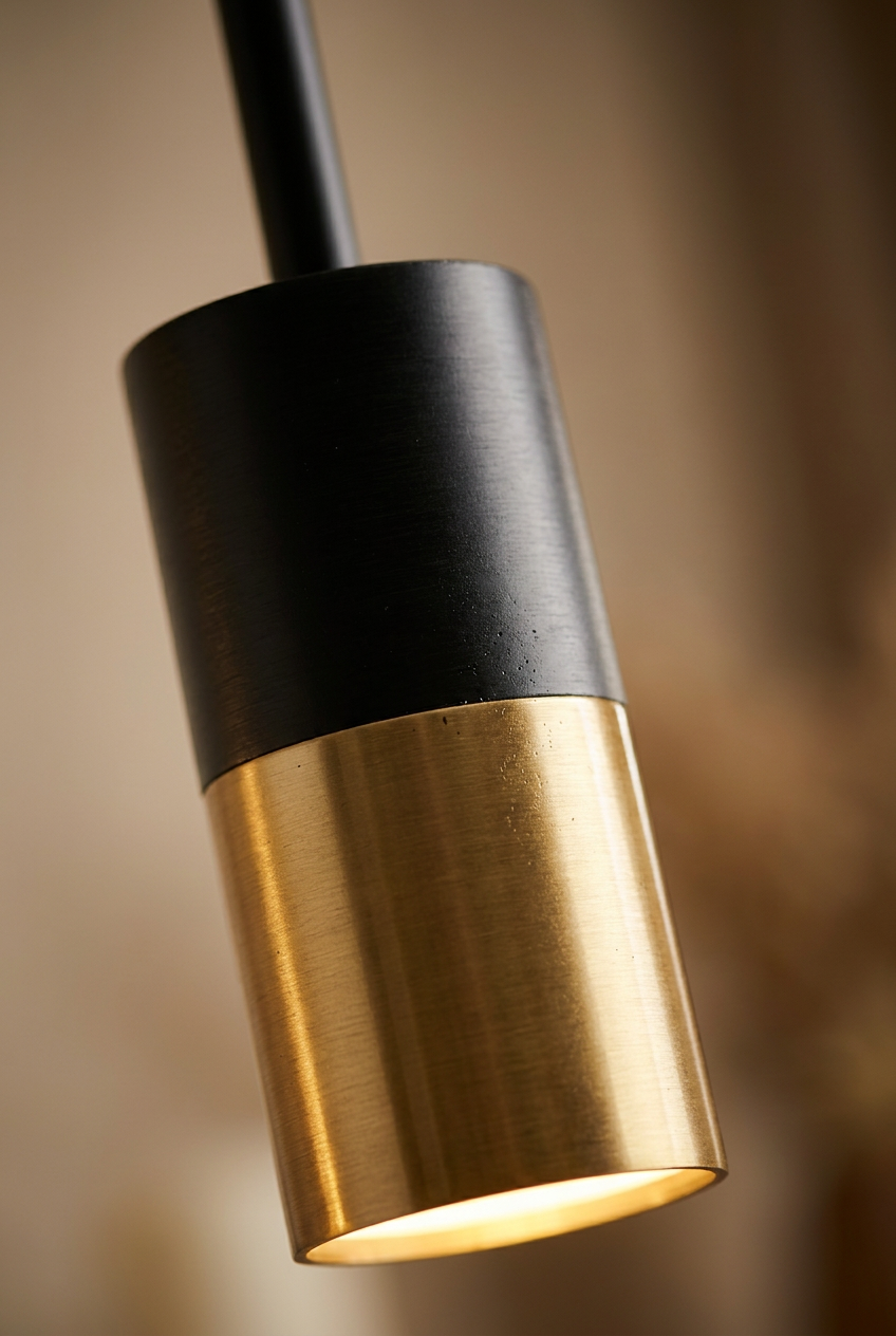 Suspension Acier Noir GU10 · photo 10