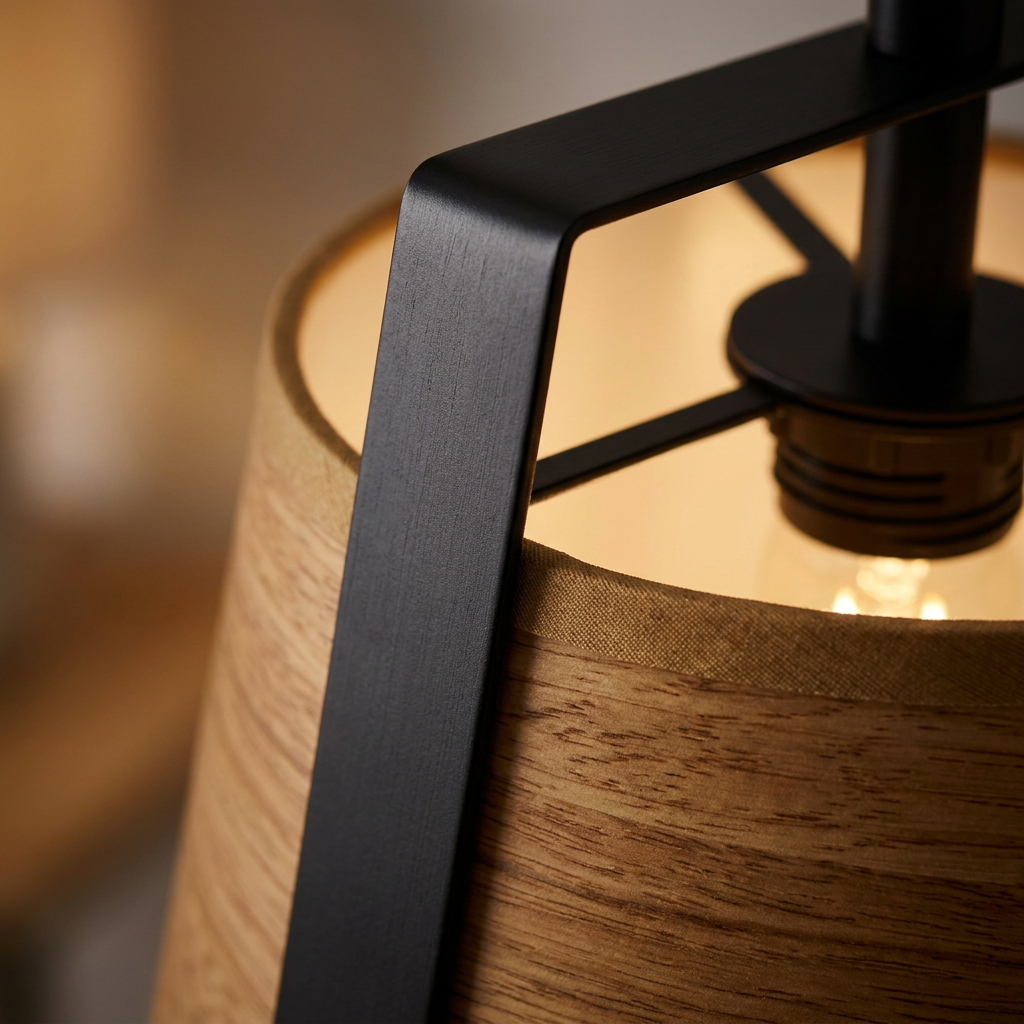 Suspension Acier Noir E27 · photo 12