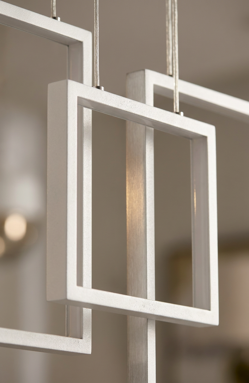 Suspension LED Acier Composite Blanc · Keos · photo 11