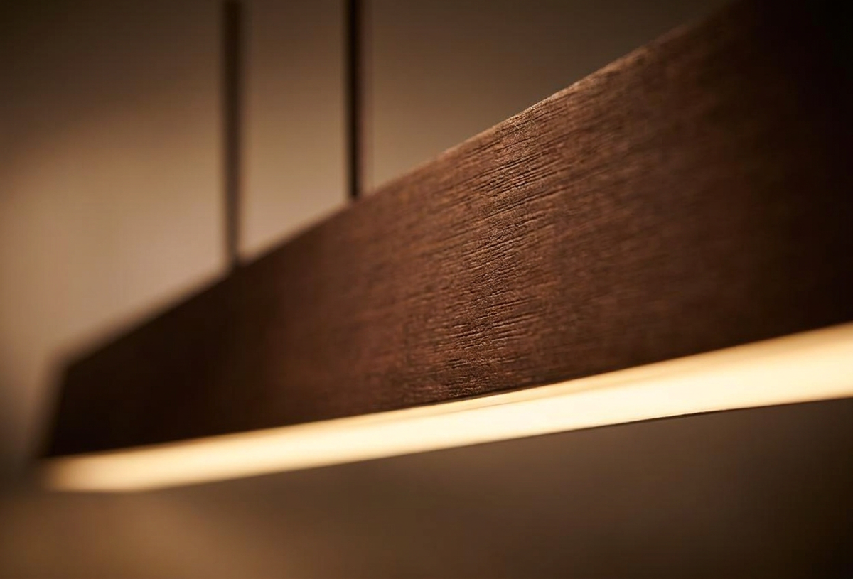 Suspension LED Acier Composite Marron · Coconut · photo 11