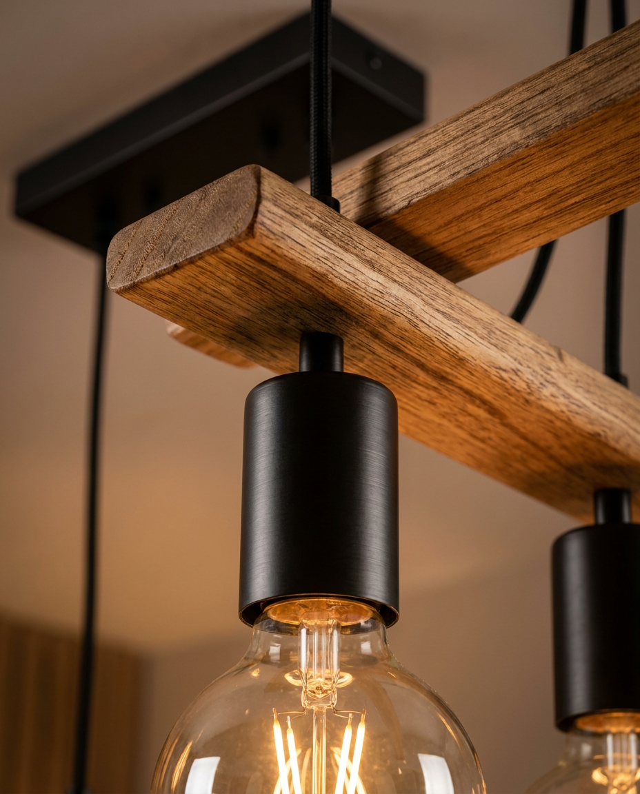 Suspension 3 Lampes Métal Noir · Izzy · photo 10