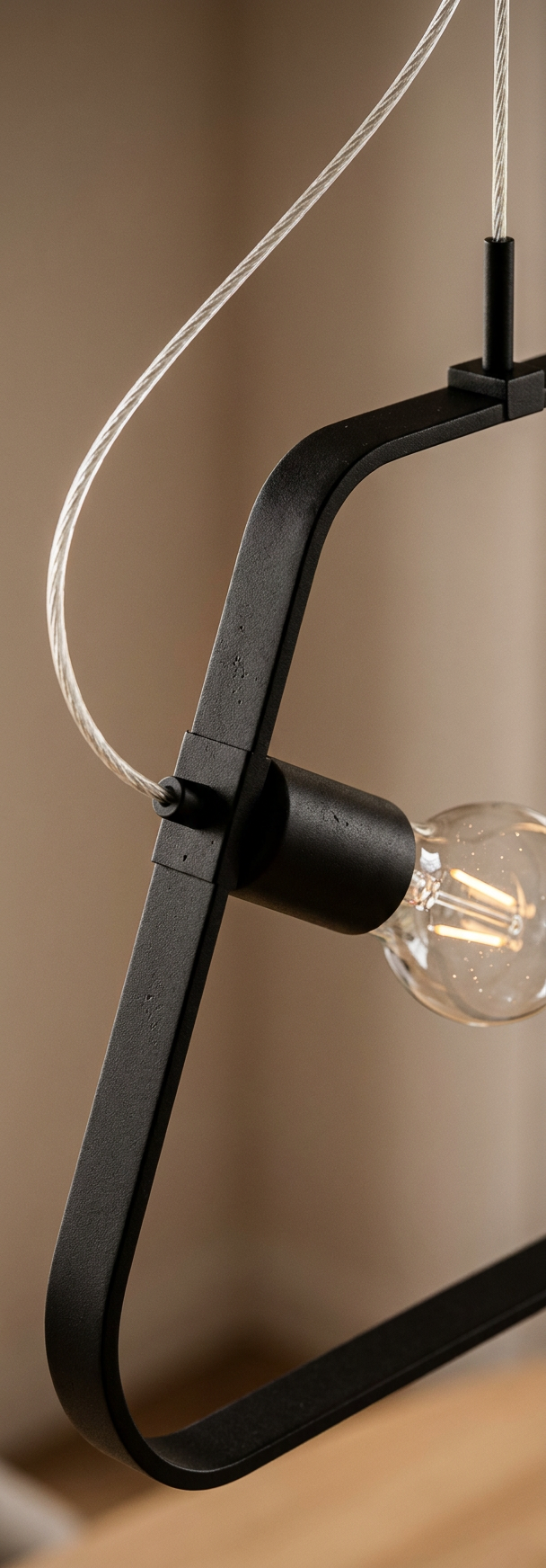 Suspension LED Acier Composite Noir · Ikaria · photo 10