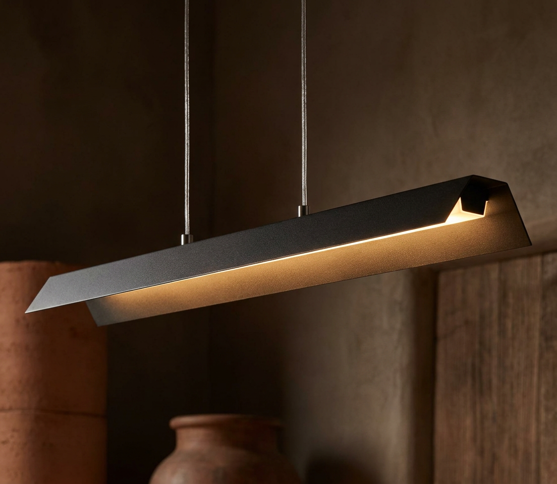 Suspension LED Métal Composite Noir · Kalamos · photo 12